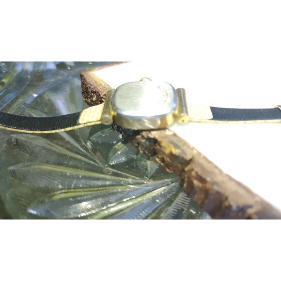 Pedre Wristwatch Leather Strap Gold-Tone Details Manual Wind Timepiece - Picture 8 of 11